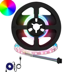 vidaXL LED-strip 2 pcs Zwart en transparant 250 mm Koper en kunststof