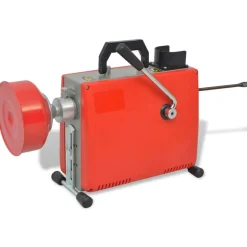 vidaXL Leidingreinigingsmachine 250 W 15 m x 16 mm 4,5 m x 9,5 mm