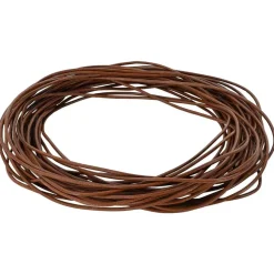 vidaXL Leren Koord Licht Bruin Ø1 mm x 5 m Leer