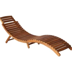 vidaXL Ligbedden 2 st met tafel en kussens massief acaciahout