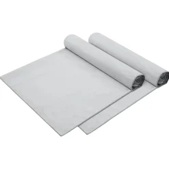 vidaXL Ligbedhanddoeken 2 pcs Grijs 210 x 75 cm Polyester en Polyamide