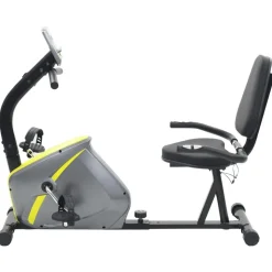 vidaXL Ligfiets hometrainer magnetisch met hartslagmeter