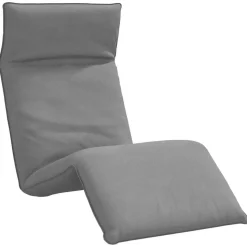 vidaXL Ligstoel inklapbaar 175x54x8,5 cm Oxford stof grijs
