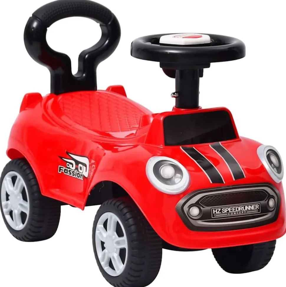 vidaXL Loopauto rood