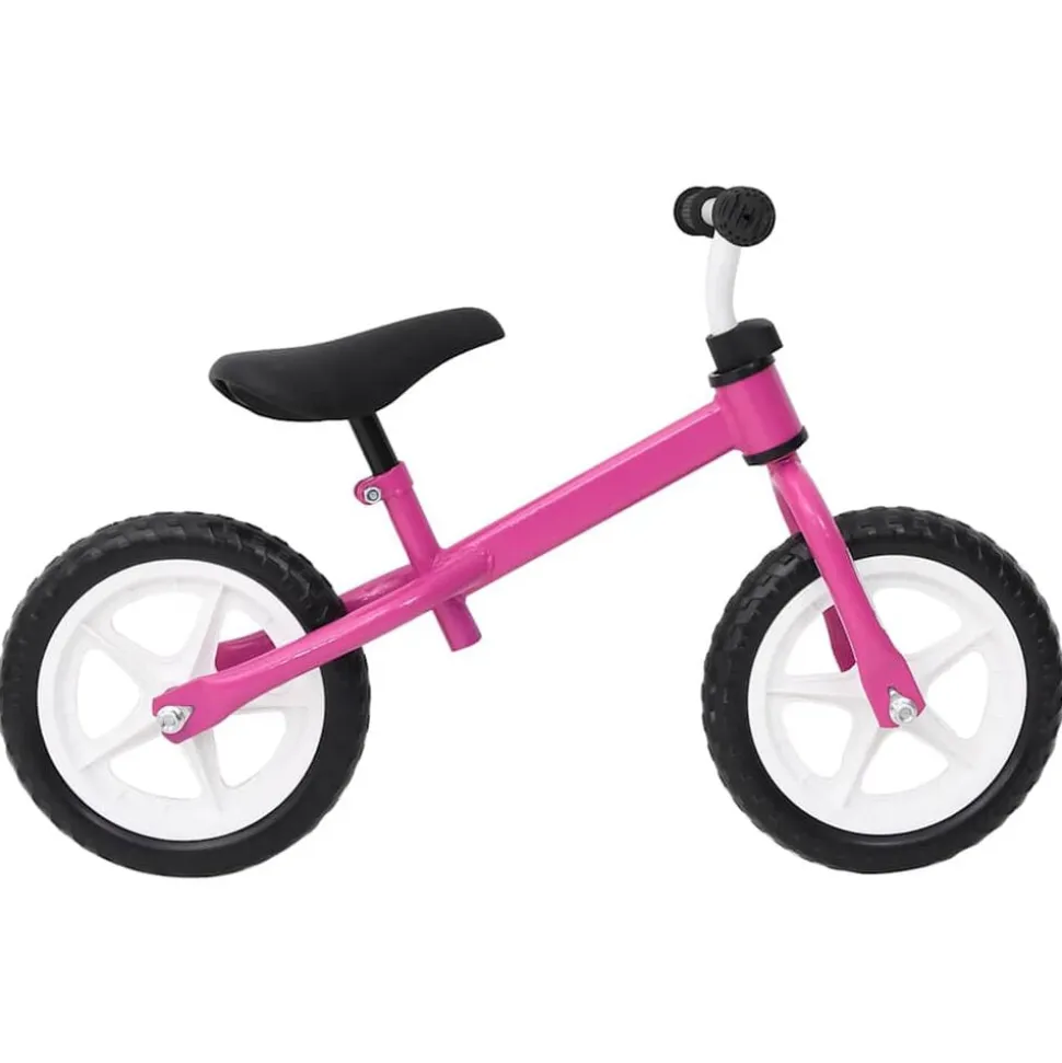 vidaXL Loopfiets met 9,5 inch wielen roze