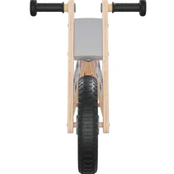 vidaXL Loopfiets voor kinderen grijs met print