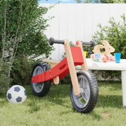 vidaXL Loopfiets voor kinderen rood