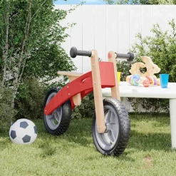 vidaXL Loopfiets voor kinderen rood