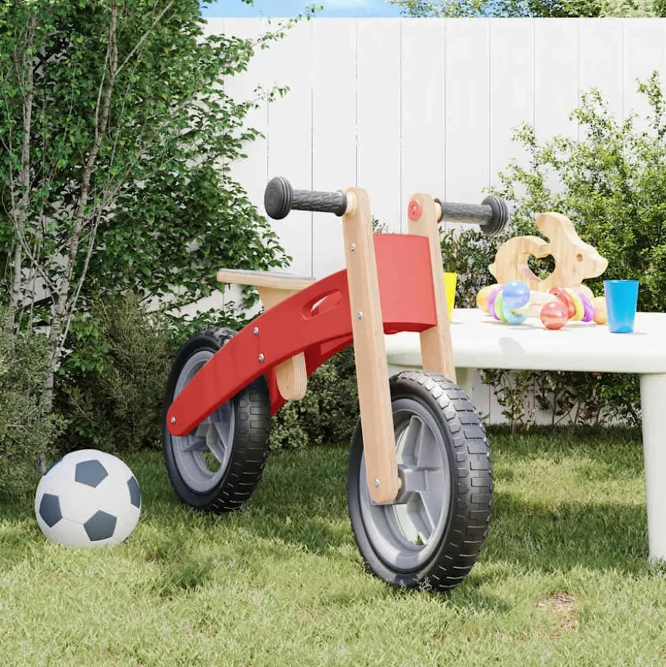 vidaXL Loopfiets voor kinderen rood