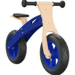 vidaXL Loopfiets voor kinderen met luchtbanden blauw