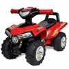 vidaXL Loopquad met licht en geluid rood