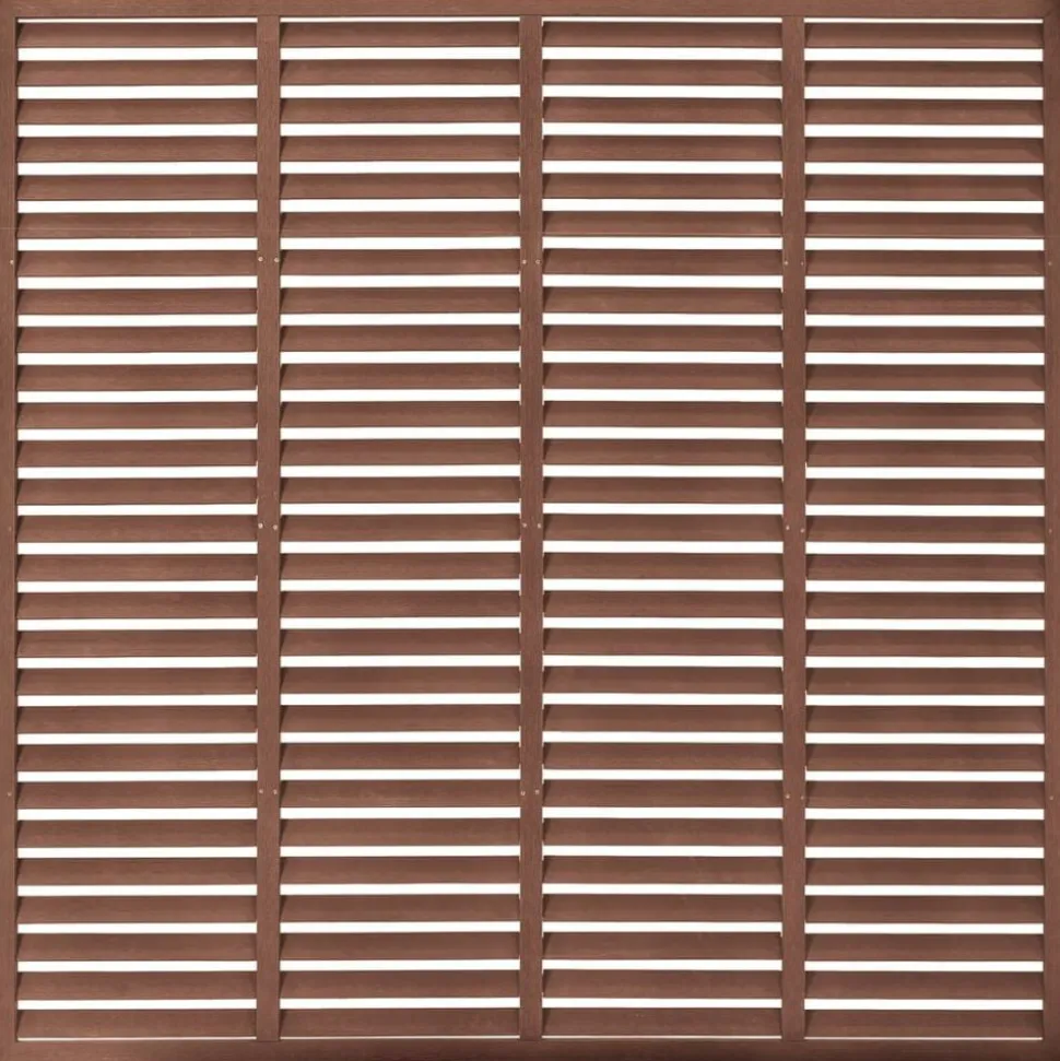 vidaXL Louvre schutting 180x180 cm HKC bruin