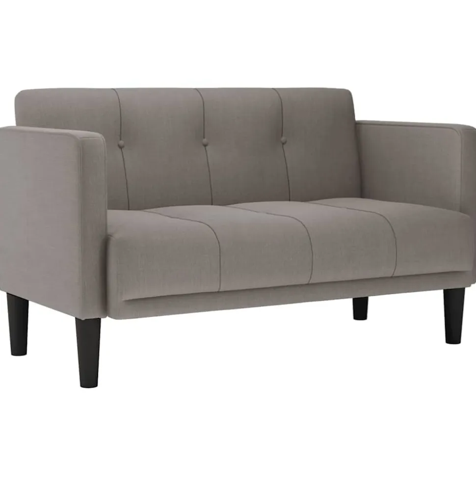 vidaXL Loveseat Bank Taupe 111 cm Stof