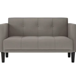 vidaXL Loveseat Bank Taupe 111 cm Stof