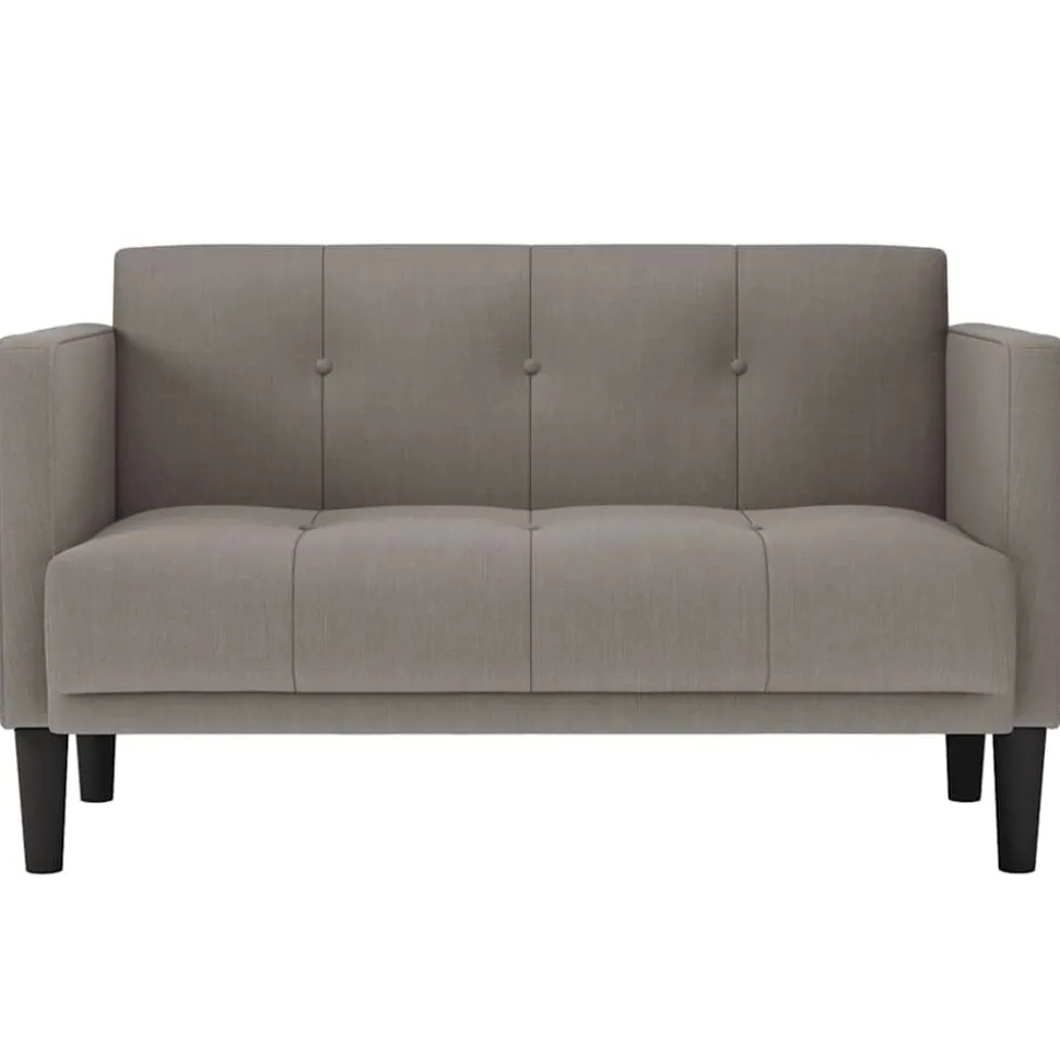 vidaXL Loveseat Bank Taupe 111 cm Stof