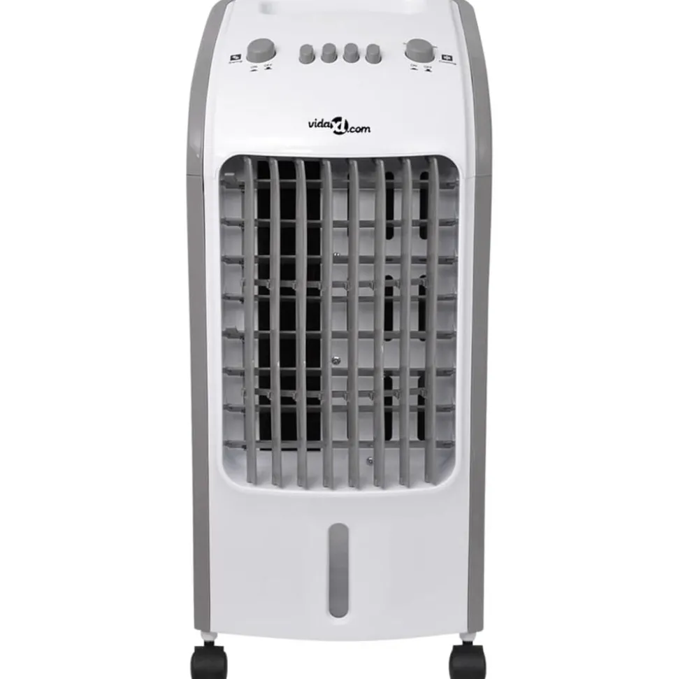vidaXL Luchtkoeler draagbaar 80 W 4 L 25x26x56 cm