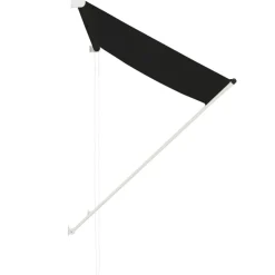 vidaXL Luifel uittrekbaar 150x150 cm antraciet