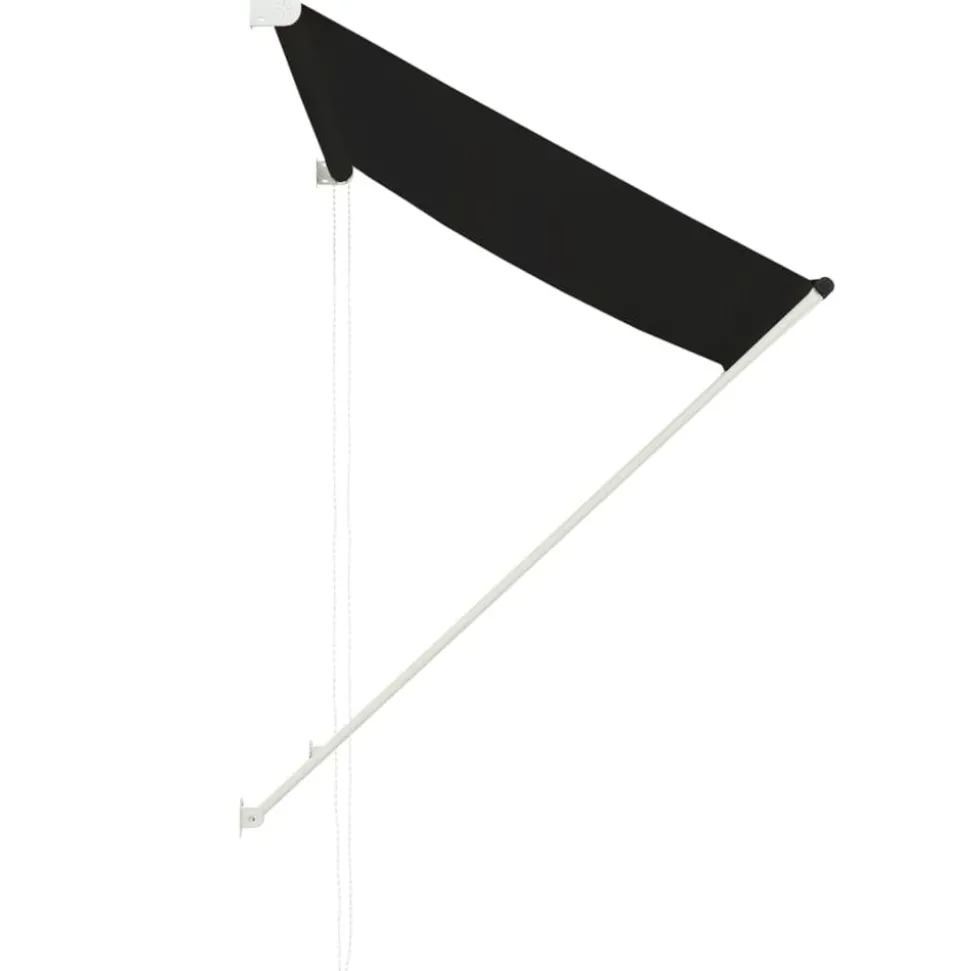 vidaXL Luifel uittrekbaar 150x150 cm antraciet