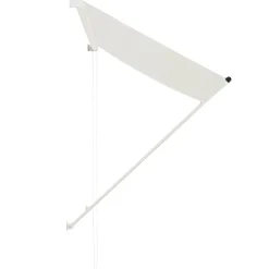 vidaXL Luifel uittrekbaar 150x150 cm crème