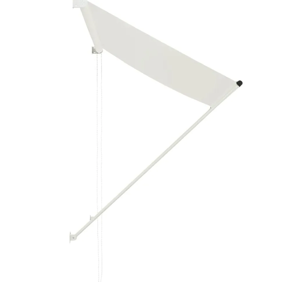 vidaXL Luifel uittrekbaar 150x150 cm crème