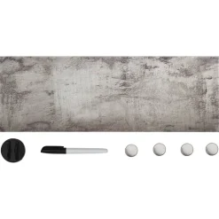 vidaXL Magneetbord wandmontage 60x20 cm glas