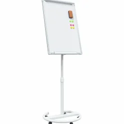 vidaXL Magnetisch whiteboard Grijs en Wit 62 x 62,5 x 197 cm EPS