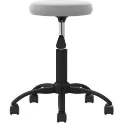 vidaXL Massagekruk fluweel lichtgrijs