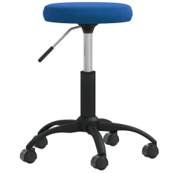 vidaXL Massagekruk fluweel blauw
