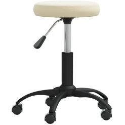 vidaXL Massagekruk fluweel crèmekleurig