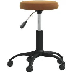 vidaXL Massagekruk fluweel bruin