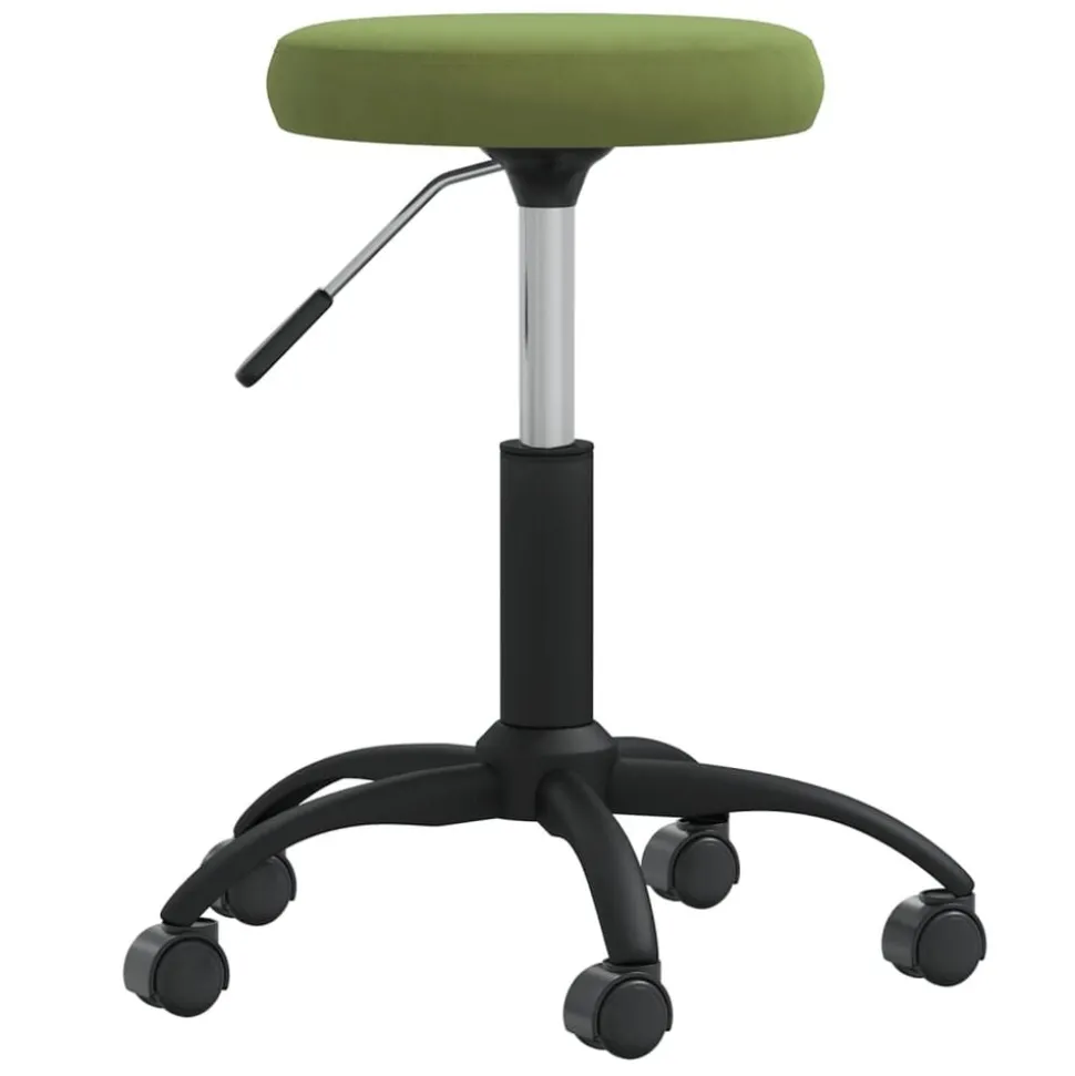 vidaXL Massagekruk fluweel lichtgroen