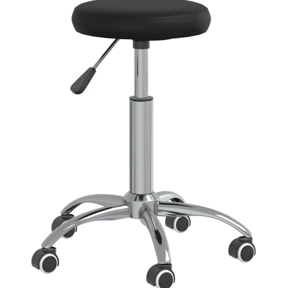 vidaXL Massagekruk kunstleer zwart