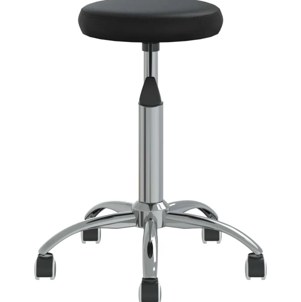 vidaXL Massagekruk kunstleer zwart