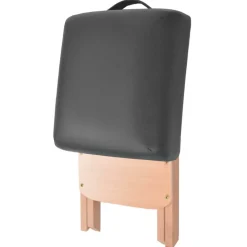 vidaXL Massagekruk met 12 cm dikke zitting inklapbaar zwart