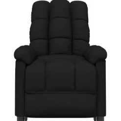 vidaXL Massagestoel stof zwart