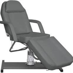 vidaXL Massagetafel 180x62x(87-112) cm grijs