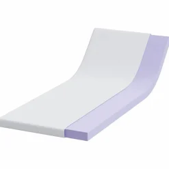 vidaXL matrastopper Wit 70 x 200 cm Jacquard Stof
