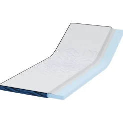 vidaXL matrastopper Wit 70 x 200 cm Jacquard stof