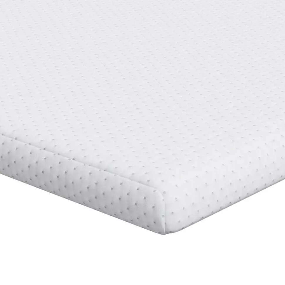 vidaXL matrastopper Wit 80 x 200 cm Jacquard Stof