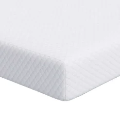vidaXL matrastopper Wit 80 x 200 cm Jacquard Stof