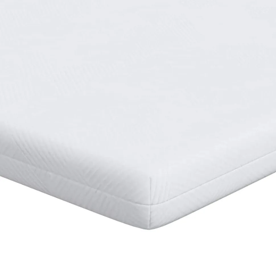vidaXL matrastopper Wit 80 x 200 cm Jacquard stof