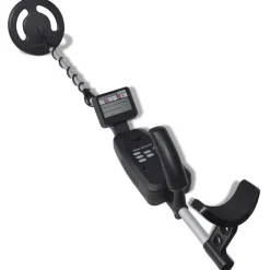 vidaXL Metaaldetector met LCD-scherm zoekschijf 20cm zoekdiepte 300cm