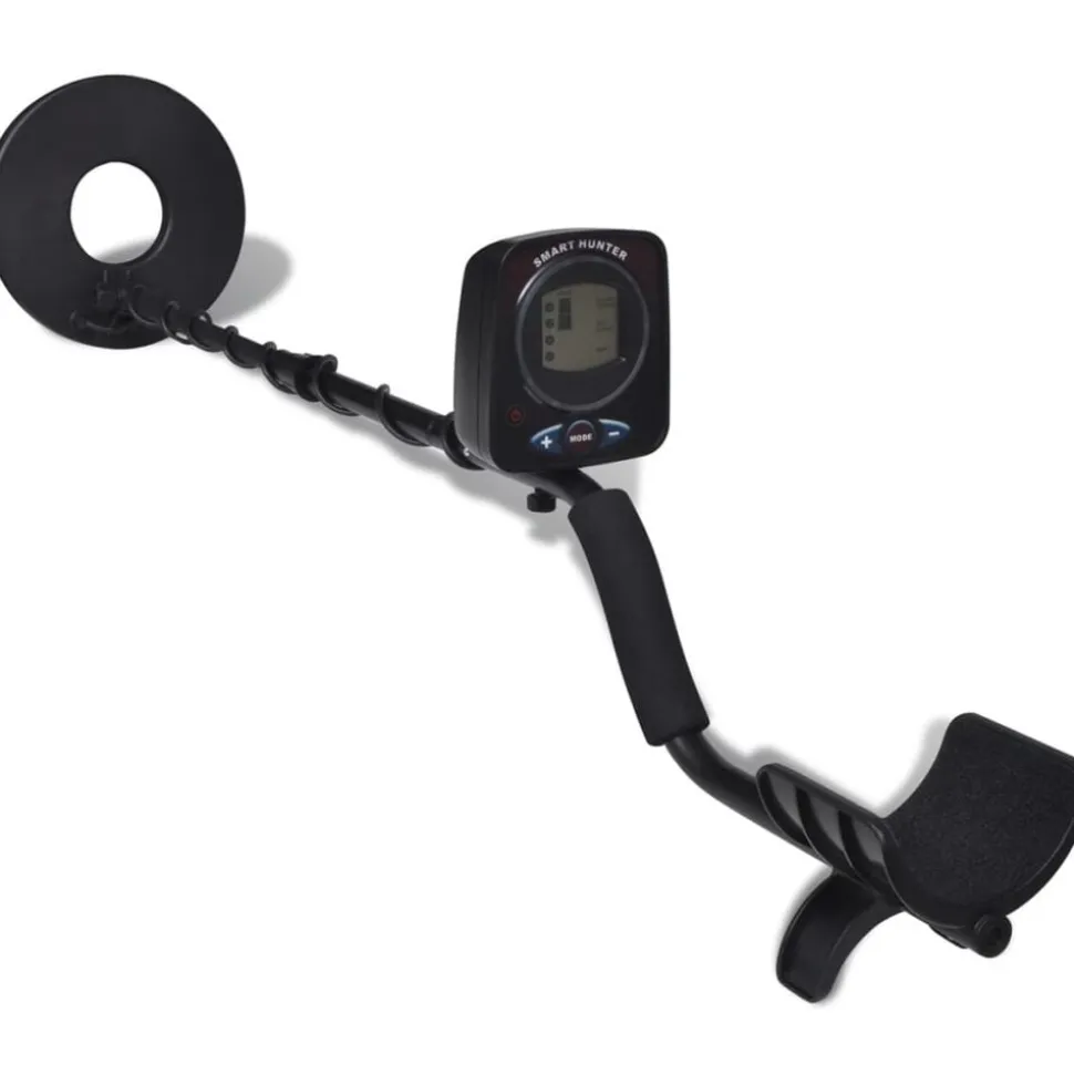 vidaXL Metaaldetector met LCD-scherm zoekschijf 21cm zoekdiepte 300cm