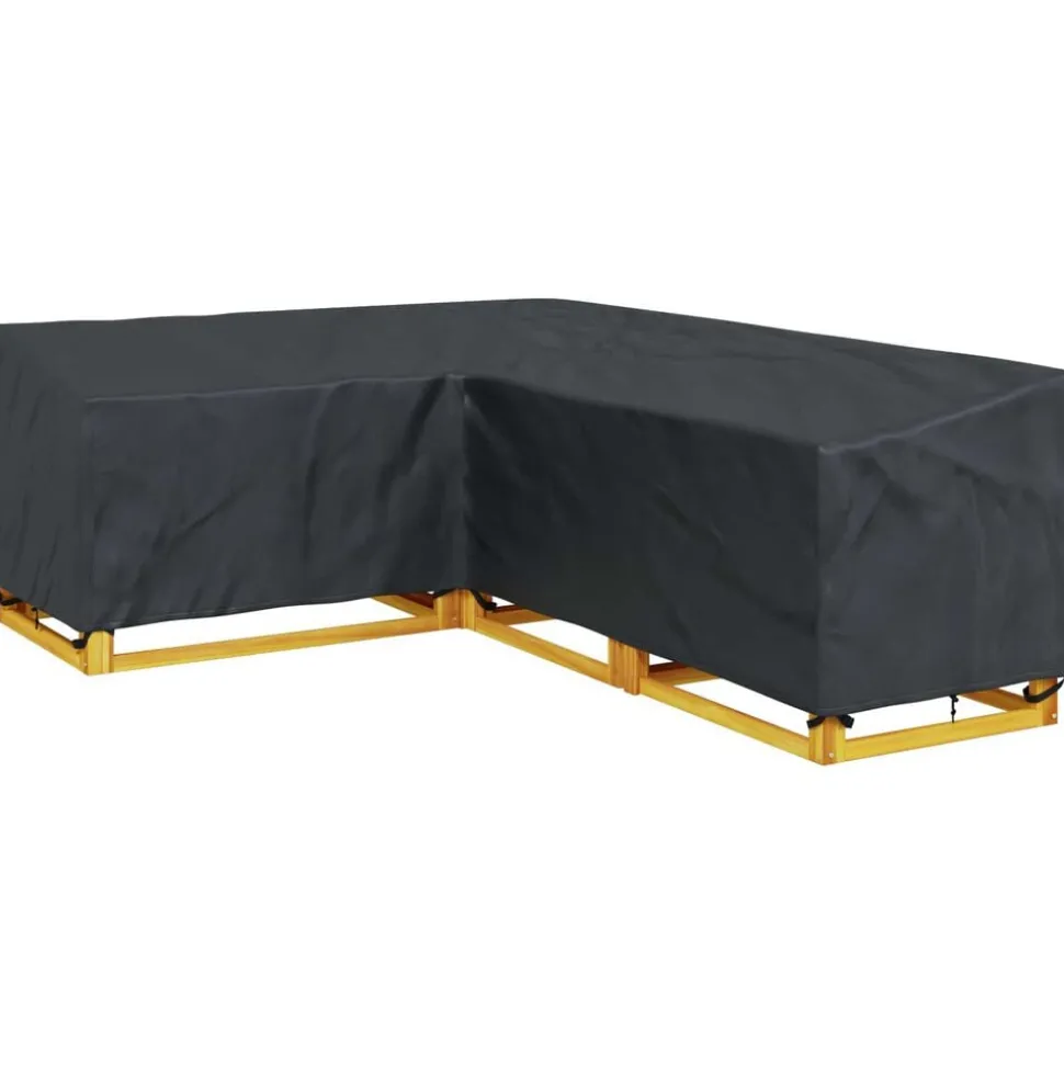 vidaXL Meubelhoes Zwart 250 x 180 x 80 cm 600D Oxford Stof