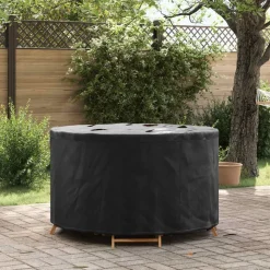 vidaXL Meubelhoes Zwart 102 x 102 x 71 cm 420D Oxford Stof
