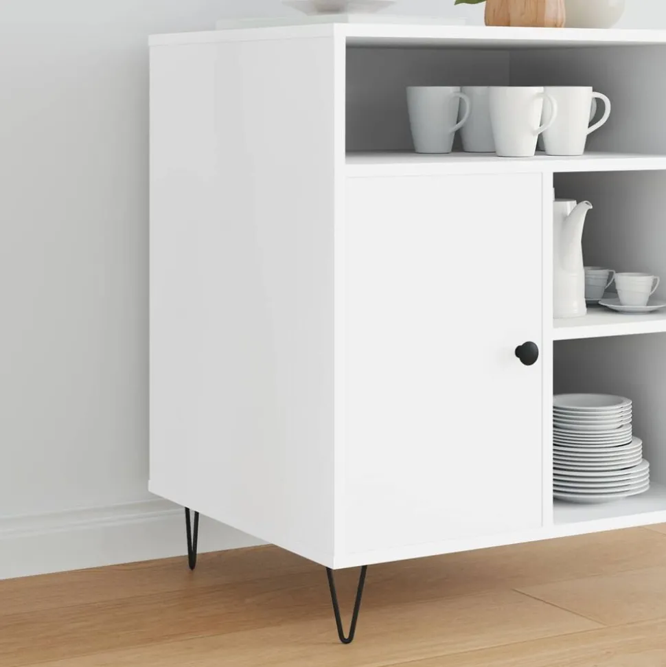 vidaXL Meubelpoot 2 pcs Zwart 54.1 x 54.1 x 100 mm IJzer