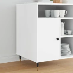 vidaXL Meubelpoten 2 pcs Zwart en Goud Ø 40 x 98 mm IJzer