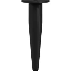 vidaXL Meubelpoten 2 pcs Zwart Ø 40 x 98 mm IJzer