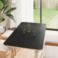 vidaXL Meubelsticker Zelfklevend Mat Zwart 90x500 cm PVC