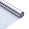 vidaXL Meubelsticker Zilver 90 x 500 cm Kunststof